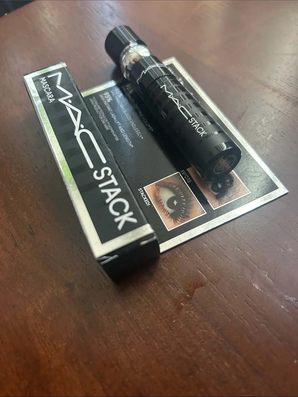 MAC Stack Mini Mascara — Black with Silver Accents